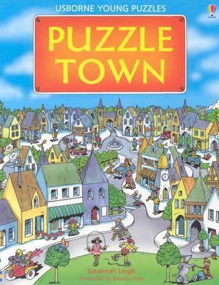 Puzzle Town (Usborne Young Puzzle Books) 0794504388 Book Cover