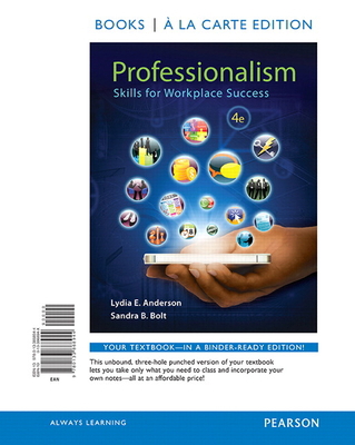 Professionalism: Skills for Workplace Success 013386894X Book Cover
