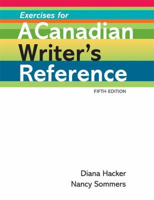 Exercises for A Canadian Writer's Reference 031257116X Book Cover