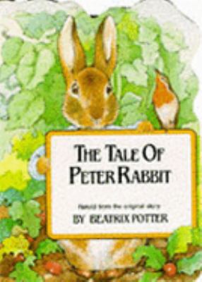 Tale of Peter Rabbit (Beatrix Potter Shaped Books) 1856054209 Book Cover
