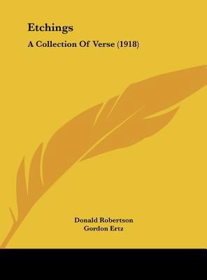 Etchings: A Collection Of Verse (1918) 1161883231 Book Cover