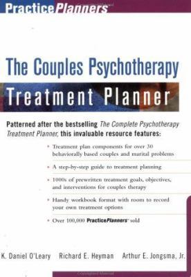 The Couples Psychotherapy Treatment Planner (Bo... 0471247103 Book Cover