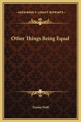 Other Things Being Equal 116928860X Book Cover