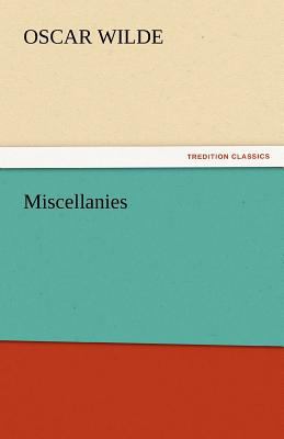 Miscellanies 3842442963 Book Cover