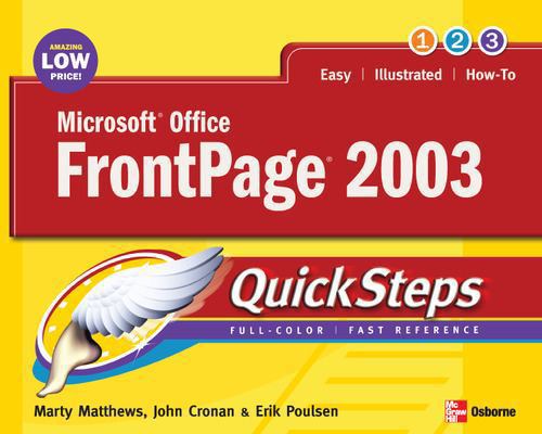 Microsoft Office FrontPage 2003 Quicksteps 0072258748 Book Cover