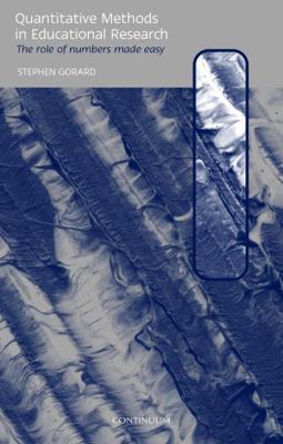 Quantitative Methods in Educational Research 0826453074 Book Cover