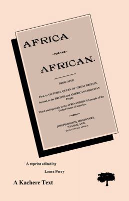 Africa for the African 3926105682 Book Cover