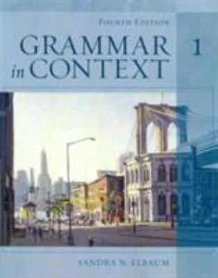 Grammar in Context 1 1424034825 Book Cover