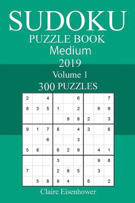 300 Medium Sudoku Puzzle Book 2019 172631801X Book Cover
