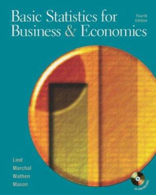 Basic Statistics for Business and Economics W/S... 0072874201 Book Cover