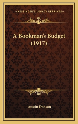 A Bookman's Budget (1917) 1165290022 Book Cover