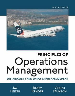 Principles of Operations Management: Sustainabi... 0134181980 Book Cover