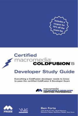 Certified Macromedia ColdFusion 5 Developer Stu... 0789726963 Book Cover