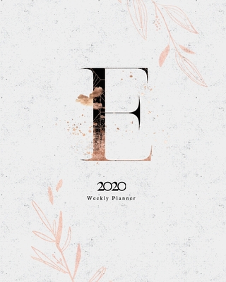 2020 Weekly Planner: 8x10 Rose Gold Floral Janu... 1703127625 Book Cover