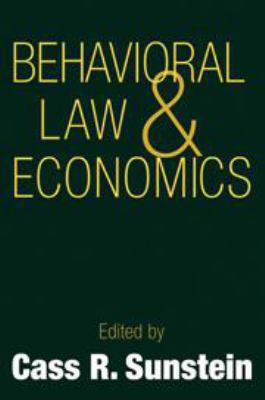Behavioral Law and Economics 113917519X Book Cover