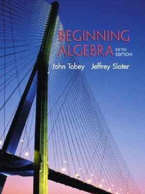 Beginning Algebra 0130909513 Book Cover