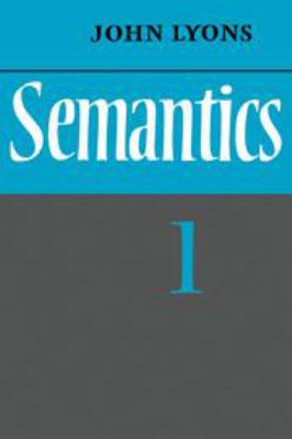 Semantics: Volume 1 1139165690 Book Cover