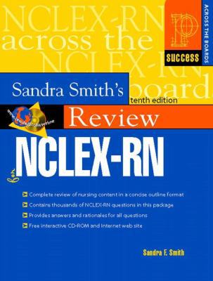 Sandra Smith's Review for the NCLEX-RN 0130891215 Book Cover