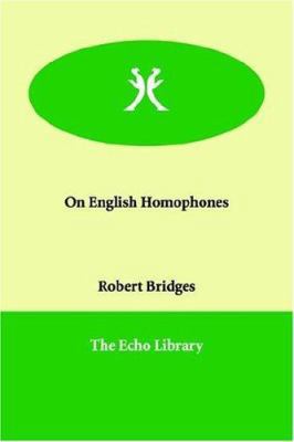 On English Homophones 1847029132 Book Cover