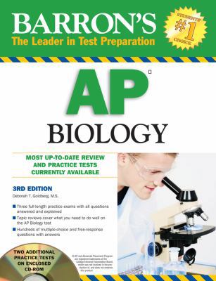 Barron's AP Biology [With CDROM] 0764195247 Book Cover