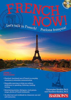 Barron's French Now! Level 1 [With 3 CDs] 1438072791 Book Cover