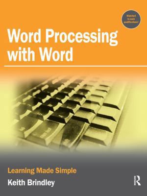 Word Processing with Word 1138436313 Book Cover