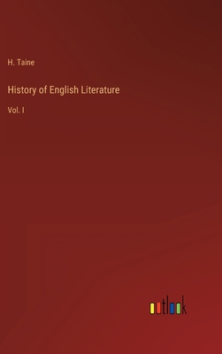 History of English Literature: Vol. I 3368137115 Book Cover