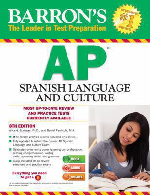 Barron's AP Spanish Language and Culture with M... 1438073917 Book Cover