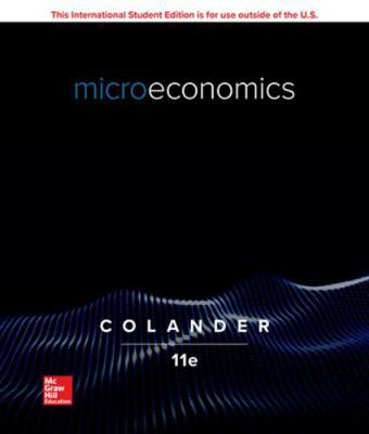 Microeconomics 1260566609 Book Cover