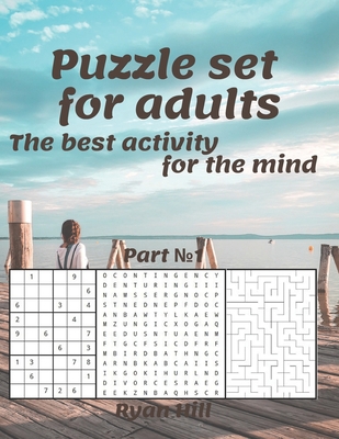 Puzzle set for adults: The best activity for th... B094L79KM8 Book Cover