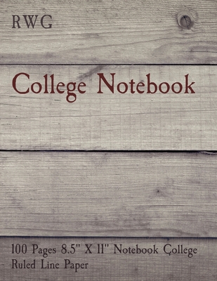 College Notebook: 100 Pages 8.5" X 11" Notebook... 1794814736 Book Cover