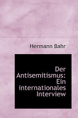 Der Antisemitismus: Ein Internationales Interview 0559878656 Book Cover
