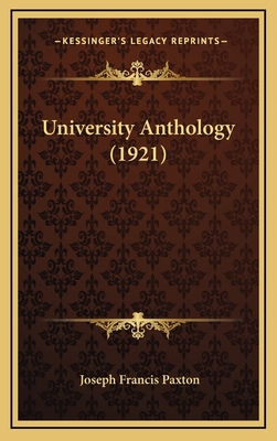 University Anthology (1921) 1164212869 Book Cover