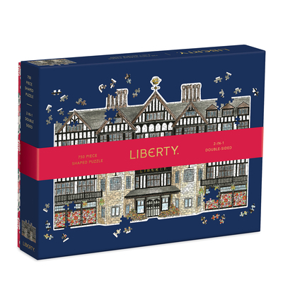 Video Game Liberty London Tudor Building 750 Piece Shaped Puzzle Book