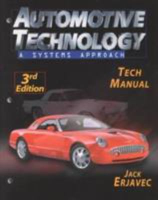Tech Manual for Erjavec's Automotive Technology... 076680674X Book Cover