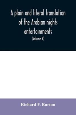 A plain and literal translation of the Arabian ... 9354030300 Book Cover