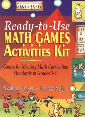 Ready-To-Use Math Games Activities Kit: Games f... 0876287178 Book Cover