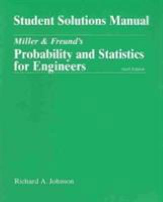 Miller & Freund's Probability & Statistics for ... 0130143766 Book Cover