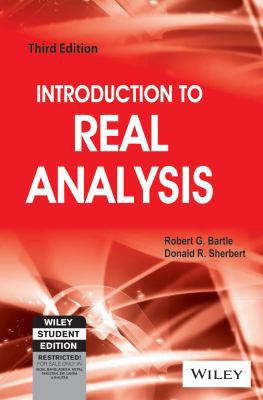 Introduction To Real Analysis, 3Rd Ed 8126511095 Book Cover
