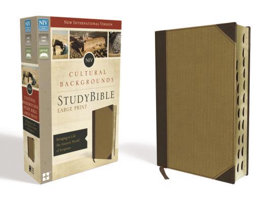 NIV, Cultural Backgrounds Study Bible, Large Pr... [Large Print] 0310447925 Book Cover