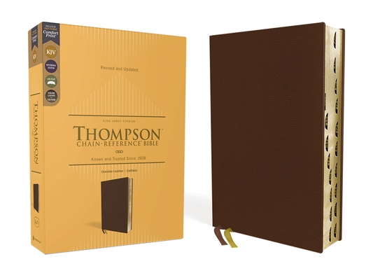 Kjv, Thompson Chain-Reference Bible, Genuine Le... 0310459265 Book Cover