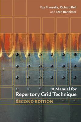 A Manual for Repertory Grid Technique 0470854901 Book Cover