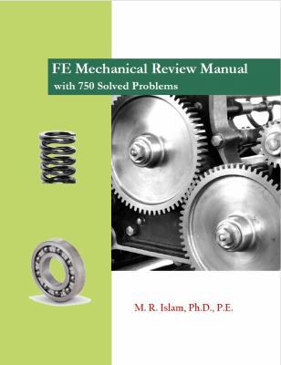 Paperback FE Mechanical Review Manual with 750 Solved Problems Book