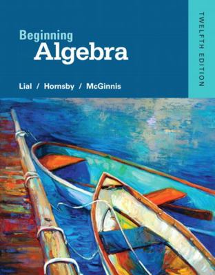 Beginning Algebra: Margaret L. Lial, American R... 0321969332 Book Cover