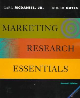 Marketing Research Essentials 0538876697 Book Cover