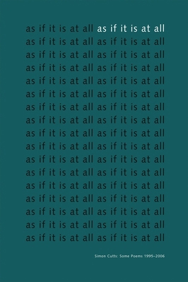 As If It Is at All 1887123741 Book Cover