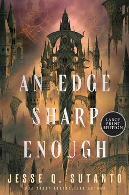An Edge Sharp Enough [Large Print] 0063497727 Book Cover