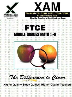 FTCE Middle Grades Math 5-9 (XAM FTCE) 158197910X Book Cover
