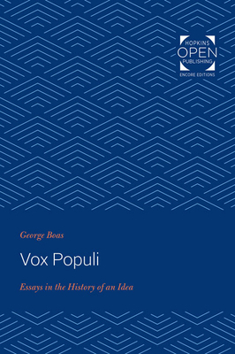 Vox Populi: Essays in the History of an Idea 1421435039 Book Cover