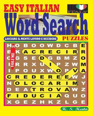 EASY ITALIAN Word Search Puzzles. Vol. 3 [Italian] 1545174636 Book Cover